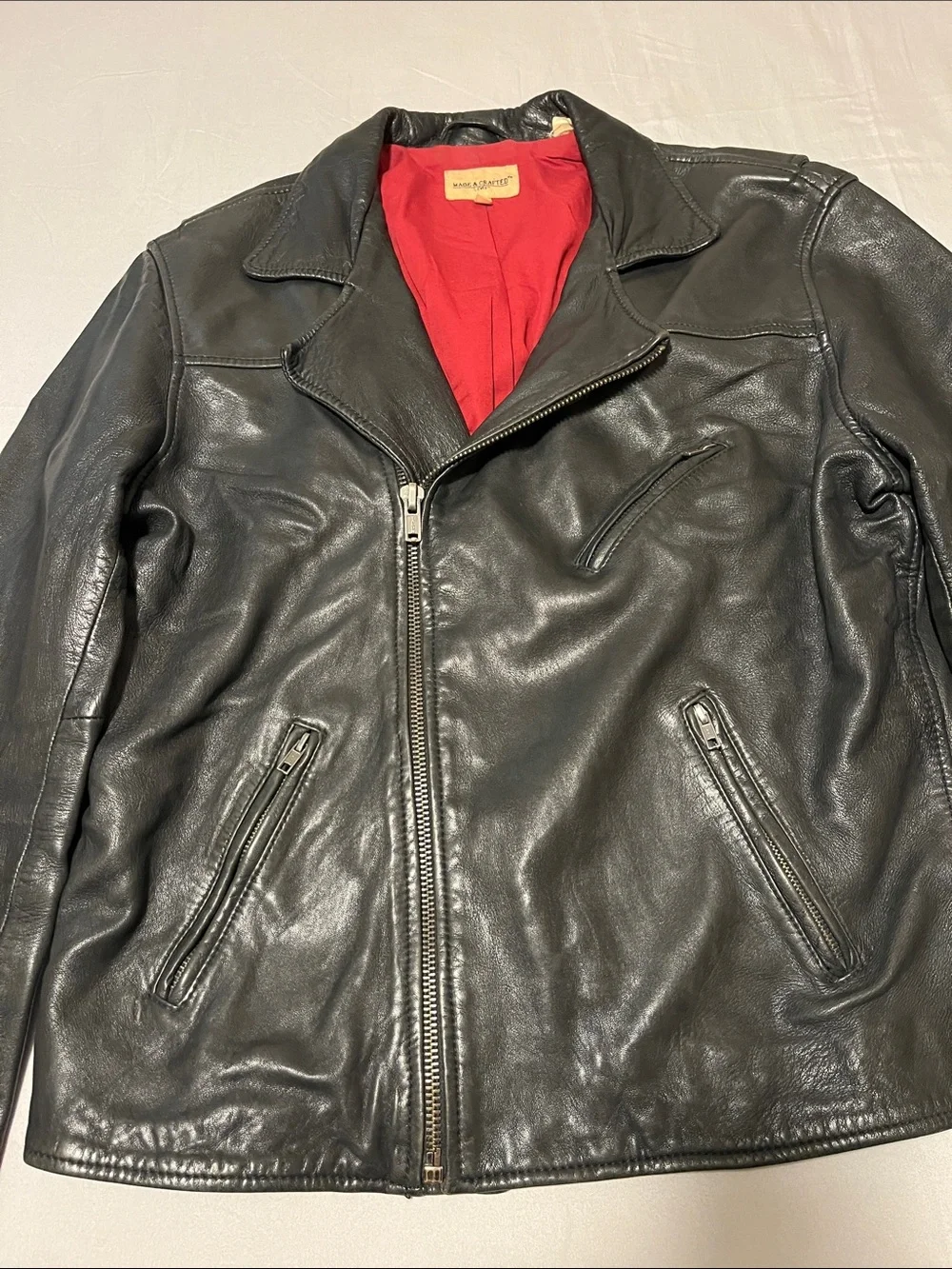 Levi’s Made & Crafted Black Leather Jacket